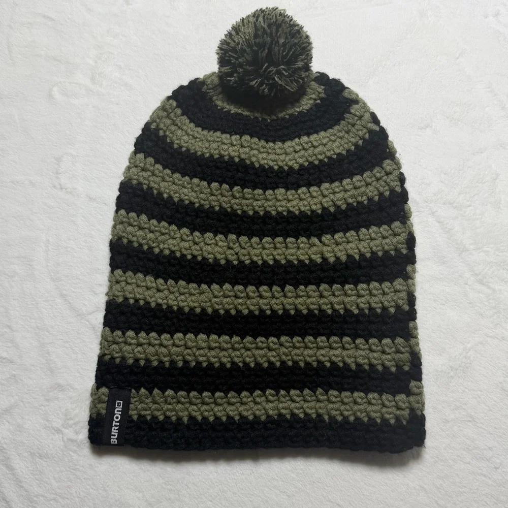 Burton Black and Olive Knit Beanie - Picture 2 of 5